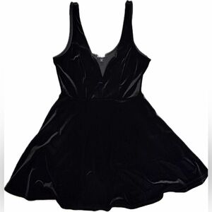 Express Black Velvet Dress
